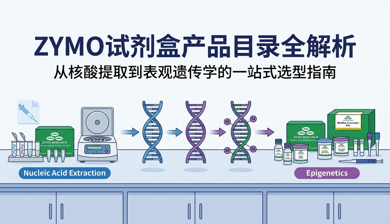 zymo试剂盒产品目录全解析：从核酸提取到表观遗传学的一站式选型指南