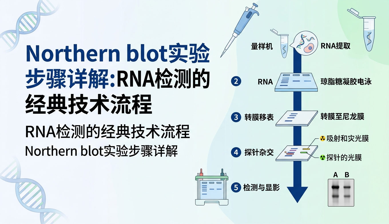 Northern blot实验步骤详解：RNA检测的经典技术流程