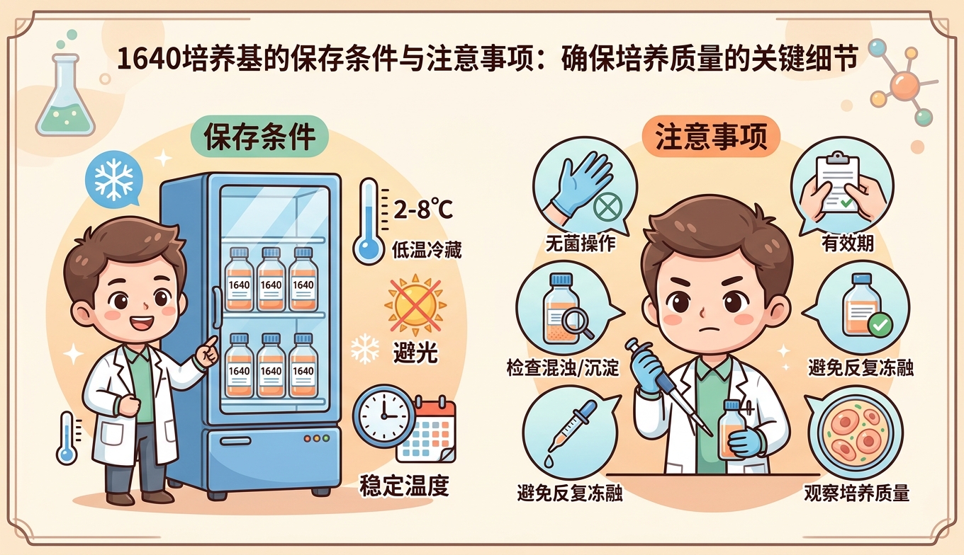 1640培养基的保存条件与注意事项：确保培养质量的关键细节