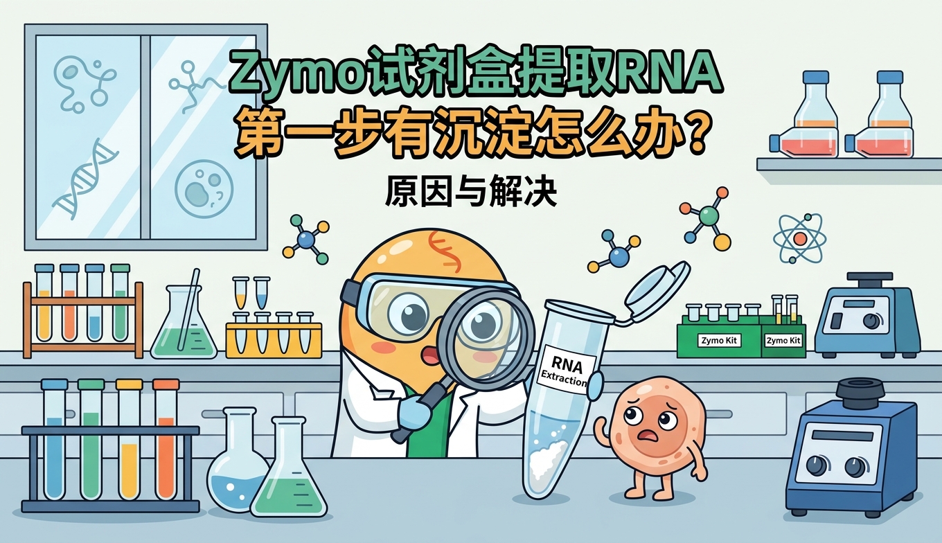 zymo试剂盒提取RNA第一步有沉淀怎么办？原因与解决