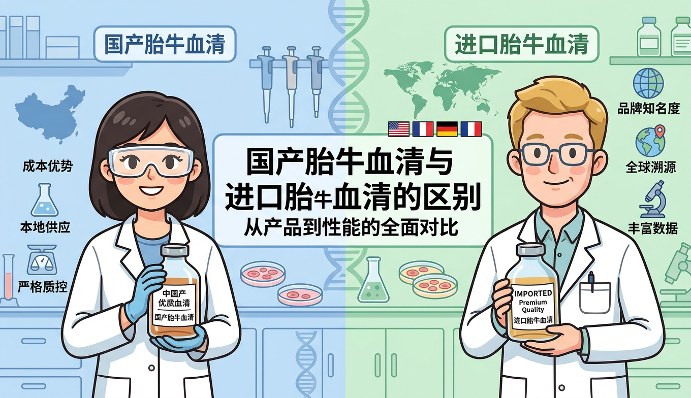 国产胎牛血清与进口胎牛血清的区别：从原料到性能的全面对比