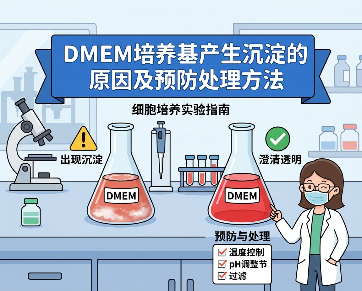 DMEM培养基产生沉淀的原因及预防处理方法